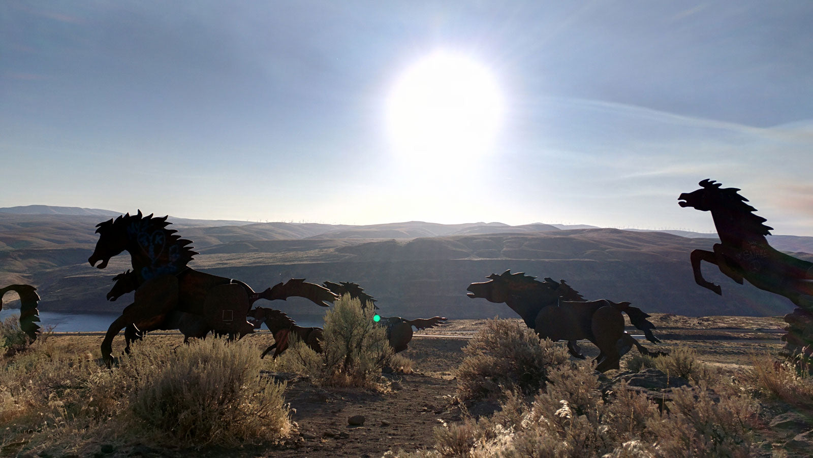 Six Attractions in Washington State - Grandfather Cuts Loose the Ponies 