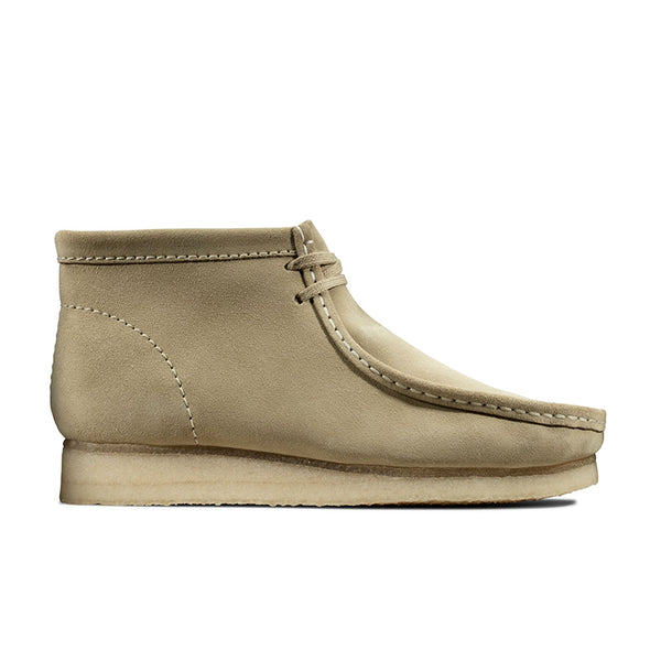 maple suede wallabee boot