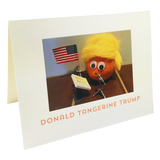 Donald Tangerine Trump greeting card