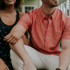 The Dobby Shirt - Red
