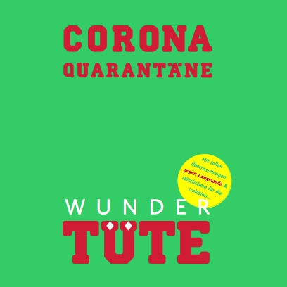 Corona Geschenk Quarantane Wundertute Carokissen