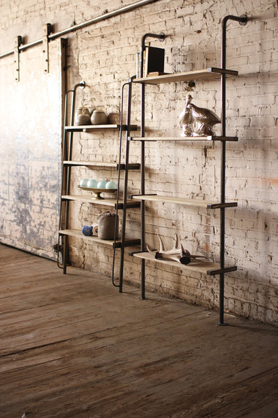 Wood And Metal Wall Shelves wood and metal wall shelving unit – urban farmhouse designs Wood And Metal Wall Shelves wood and metal wall shelving unit – urban farmhouse designs