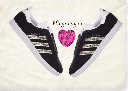 blinged out adidas