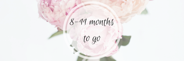 8-11 months until the wedding