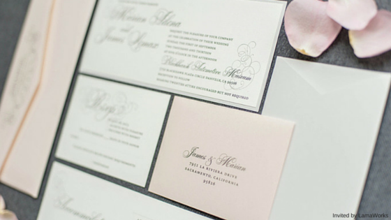 Marian and James Invited by LamaWorks Wedding Invitation