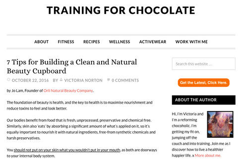 orli natural and organic skincare australia for training for chocolate on tips for building a clean and natural beauty cupboard