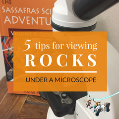 5 Sassy-Sci tips for viewing rocks under a microscope in your home