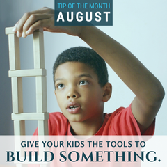 Give your kids the tools and let them build something. Get a few ideas of what you can build in this homeschool science tip of the month from Elemental Science.