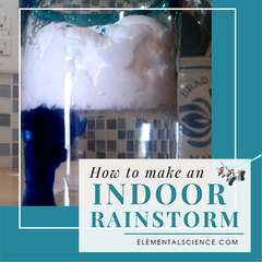 How to make an indoor rainstorm