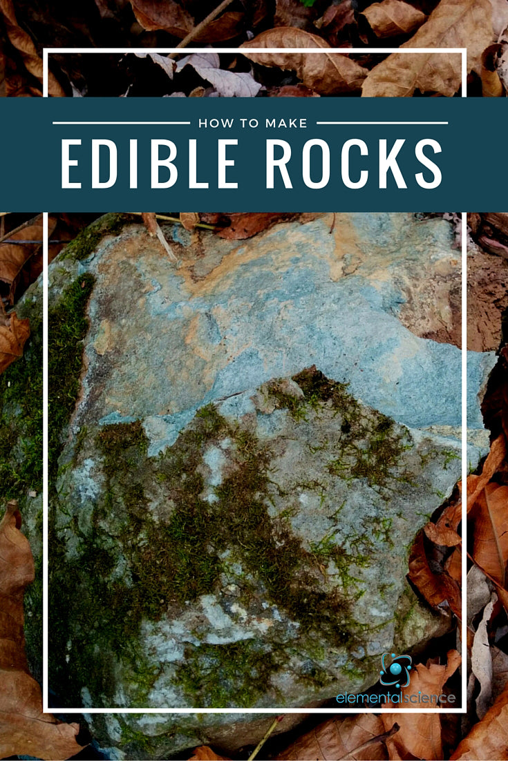 How to make edible rocks {A Step-by-step Science Activity} 
