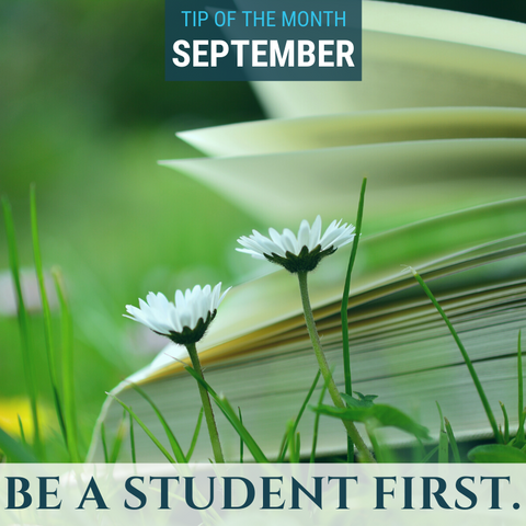 Our 52nd homeschool science tip of the month is to be a student first.