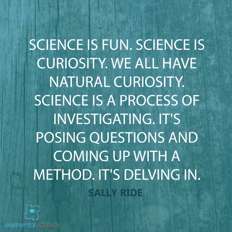Science is fun. Science is curiosity. We all have natural curiosity.   Science is a process of investigating. It's posing questions and coming   up with a method. It's delving in. ~ Sally Ride