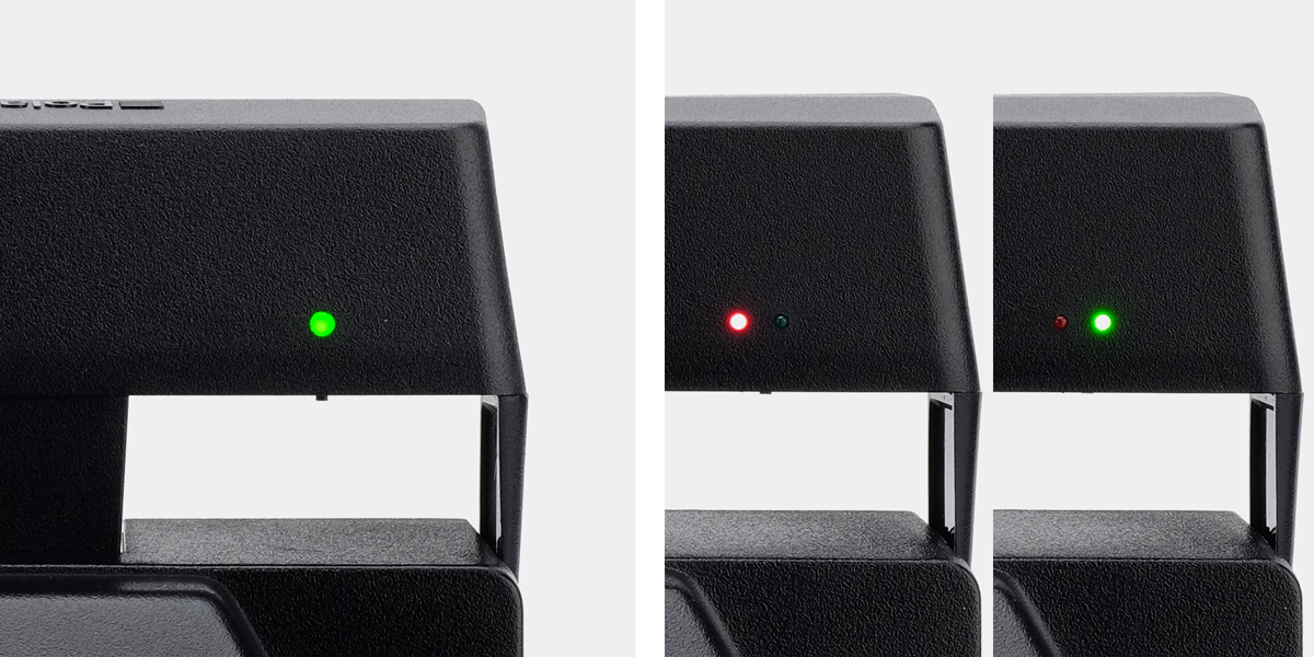 Polaroid charged flash LEDs