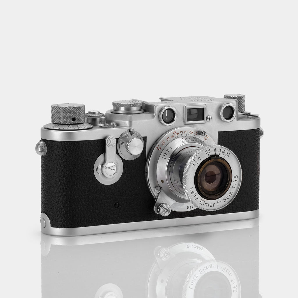 Leica IIIF RD/ST 35mm Rangefinder Film Camera With Lenses and