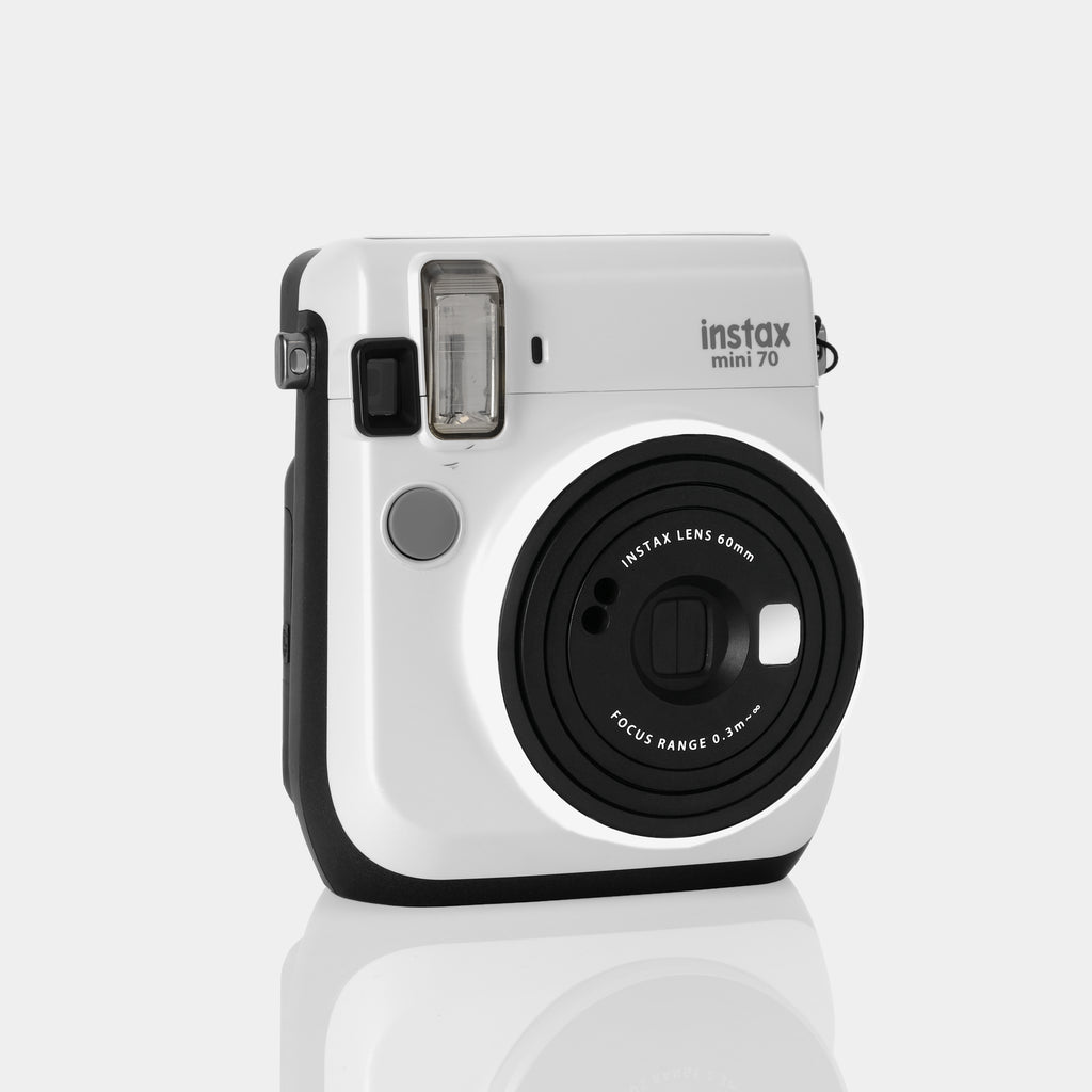 bereik Demonteer zwaarlijvigheid Fujifilm Instax Mini 70 Moon White Instant Film Camera - Refurbished –  Retrospekt