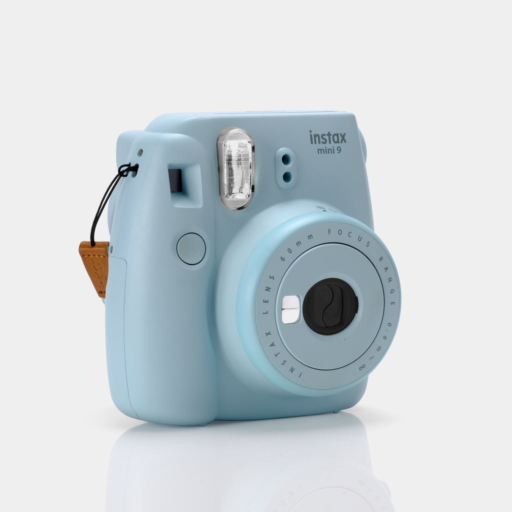 blad Rondsel verfrommeld Fujifilm Instax Mini 9 Blue Instant Film Camera With Pink Bag - Refurb –  Retrospekt