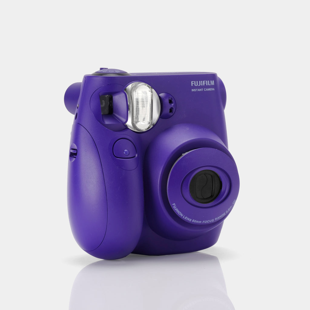 bijl Zwart Koppeling Fujifilm Instax Mini 7S Purple Instant Film Camera - Refurbished –  Retrospekt