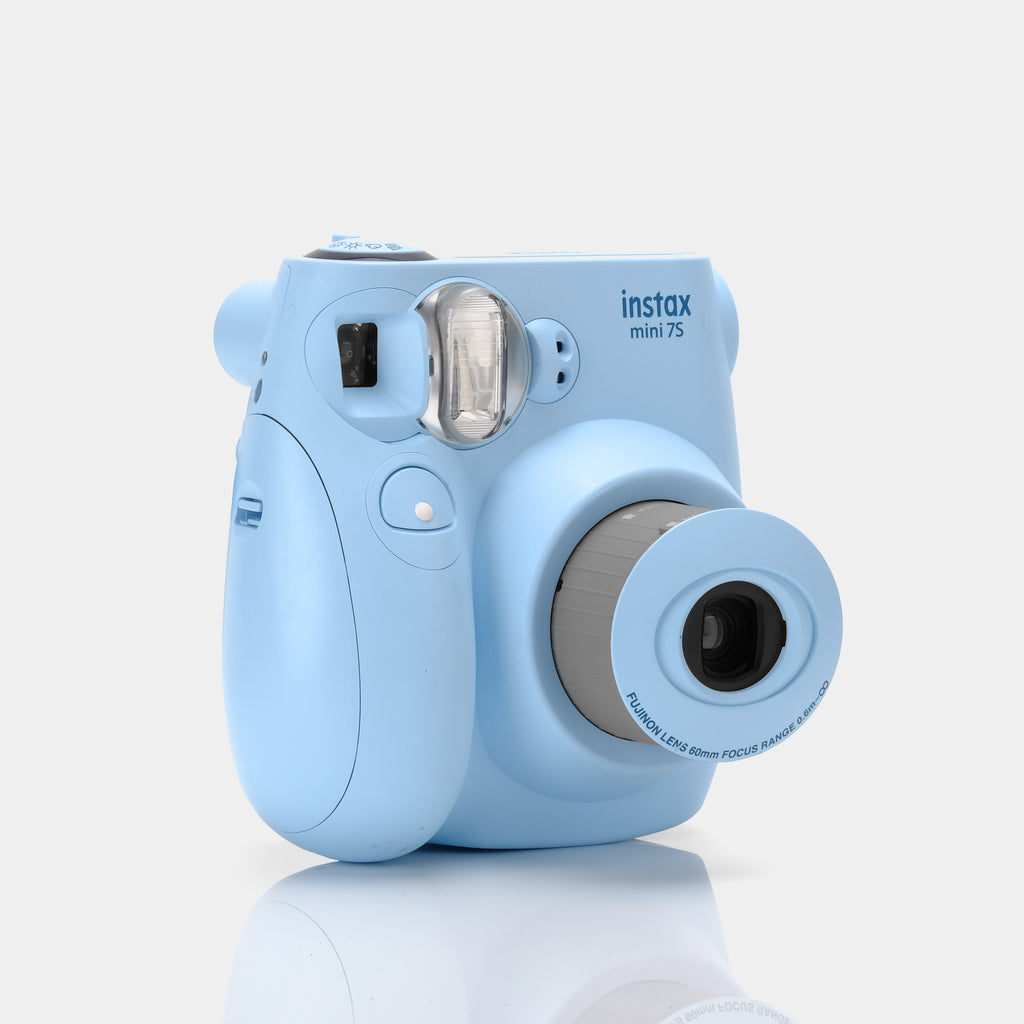 het laatste Onmogelijk Lift Fujifilm Instax Mini 7S Blue Instant Film Camera With Purple Bag - Ref –  Retrospekt
