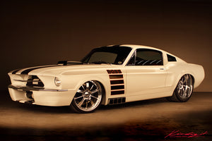 67 Boss Mustang Poster