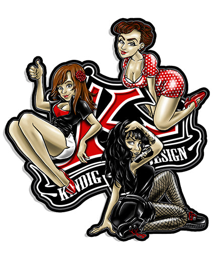 Sticker - Pinup Girls