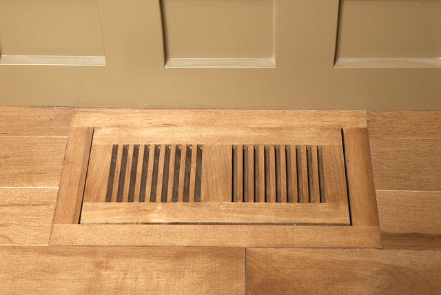flush hardwood flooring register