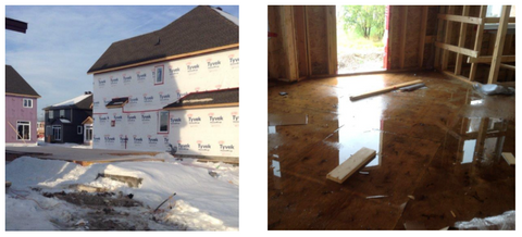 Wood subfloor moisture problems for hardwood flooring