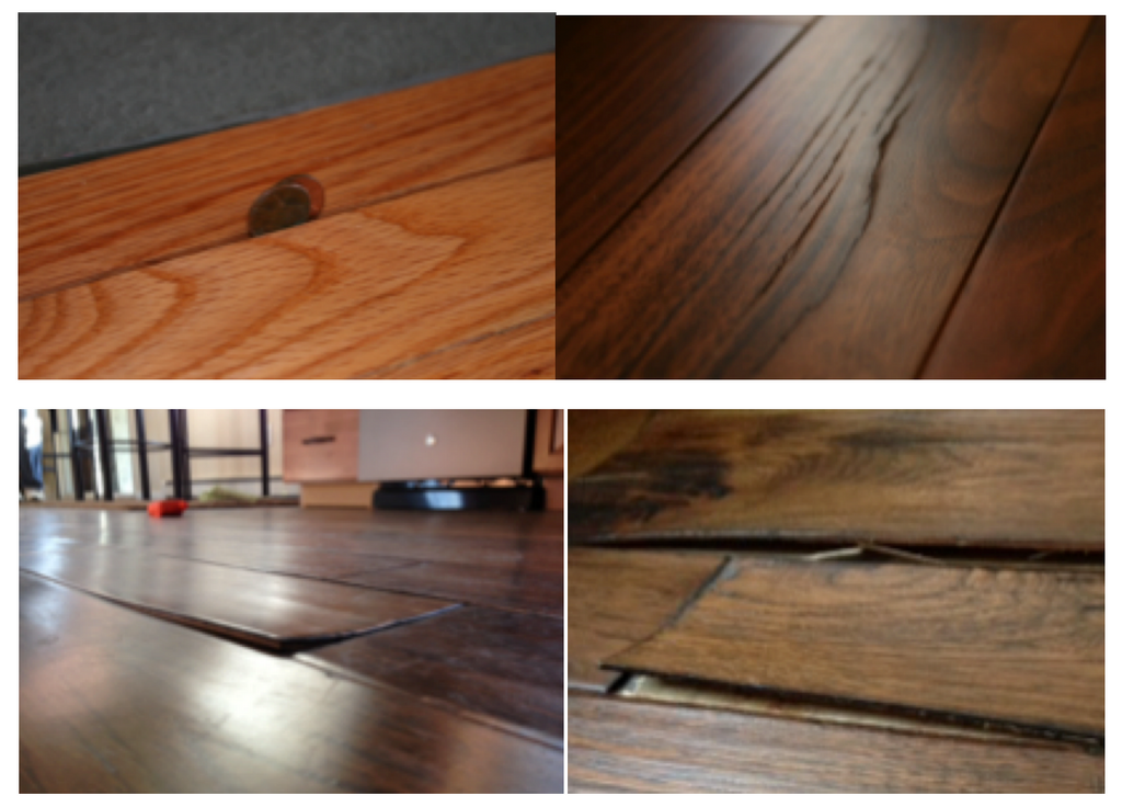 Garbage engineered hardwood flooring and what it looks like