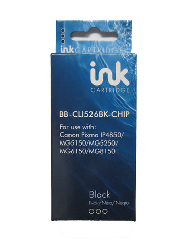 Compatible Canon CLI-526 Black Ink Cartridge 4540B001
