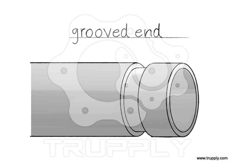 grooved pipe end
