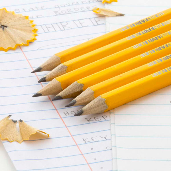 Imperial Yellow Pencil Set Pack Of 12 Yellow #2 Pencils 