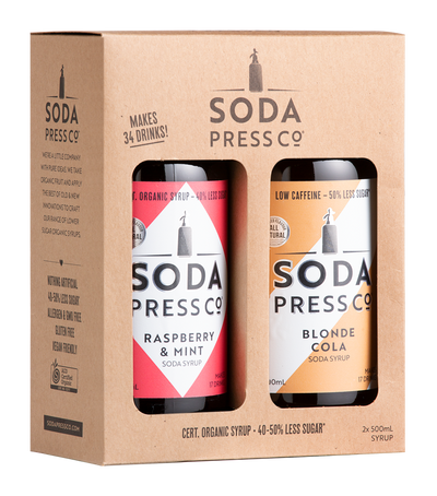 Twin Gift Pack – Raspberry & Mint + Blonde Cola