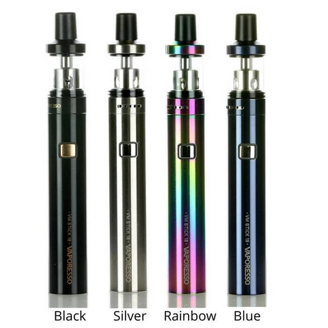 All four colors of the Vaporesso VM Stick 18 displayed.