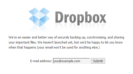 Dropbox in 2007