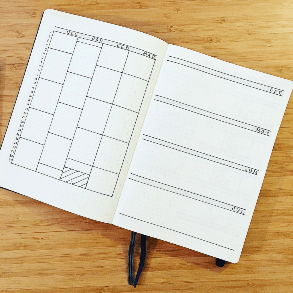 Ryder-Calendex Future Log hybrid for the Bullet Journal by @sunshine.and.stationery