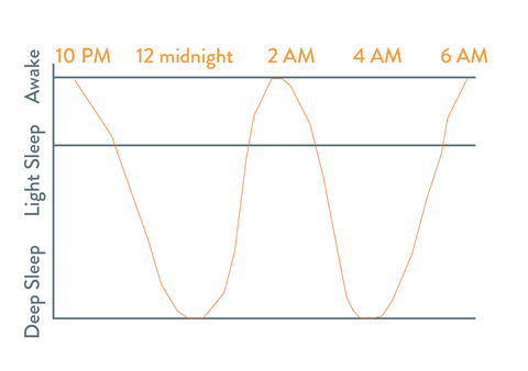 Adult Sleep Cycle How You Sleep Through The Night Between REM and Deep Sleep