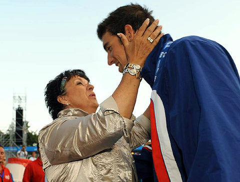 Michael Phelps with his Single Mom - Single Parenting