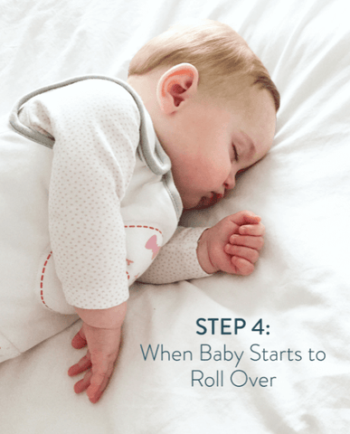 step 4 when baby starts to roll over transition plan