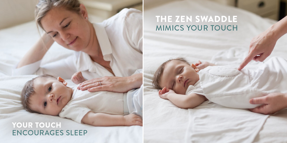 Zen Swaddle mimics touch 