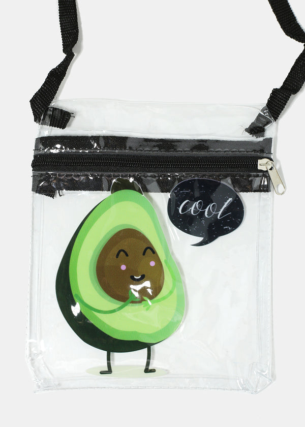 Avocado Print Crossbody Bag