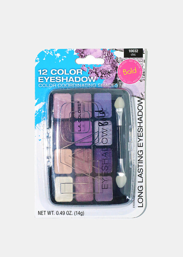 L.A. Colors - 12 Color Eyeshadow Chic
