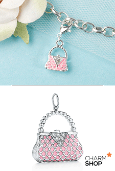 Pink Purse Dangle Charm