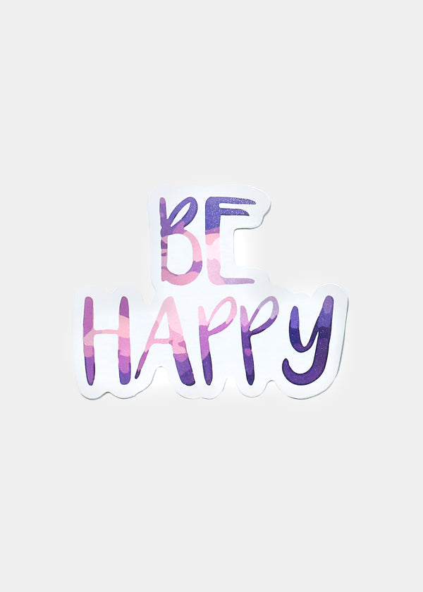 Official Key Items Sticker - Be Happy
