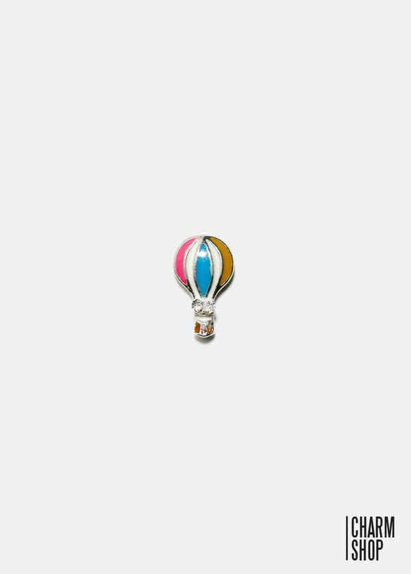 Pastel Hot-Air Balloon Locket Charm