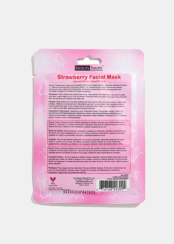 Strawberry Facial Sheet Mask