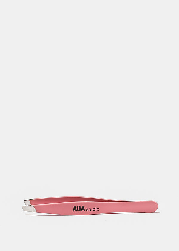 AOA Precision Slant Tweezer - Pink