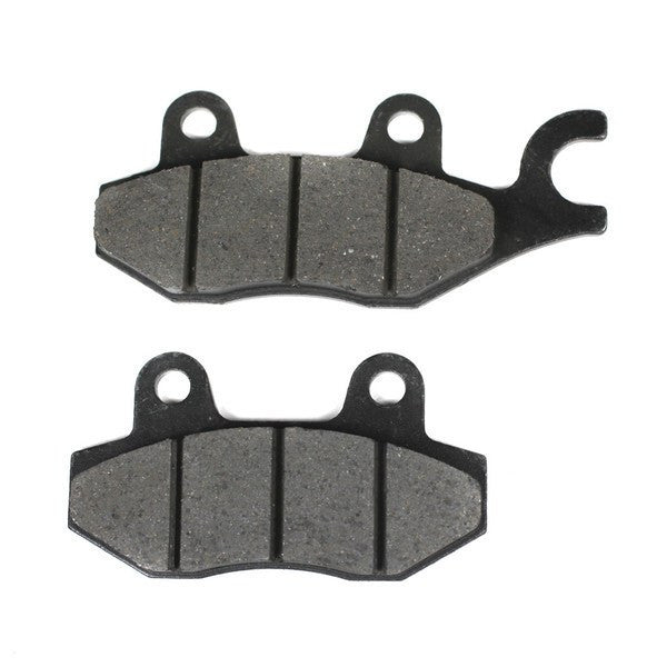 This Chinese brake pad set is the replacement part for many 4-stroke Chinese ATVs, Dirt Bikes, Go Karts and Scooters, including Kazuma Falcon 110cc, Falcon & Dingo 150cc 250cc. These brake pads fits 110, 150 and 250cc models. Brake pads description: Overall length of pad: 77mm (3.03