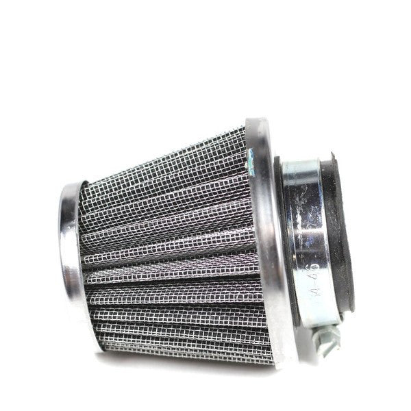 This air filter fits many Chinese 4-stroke ATVs, dirt bikes, go karts, mopeds, and scooters. This filter fits many 125cc to 200cc engines. Air filter description: 39mm [1.54