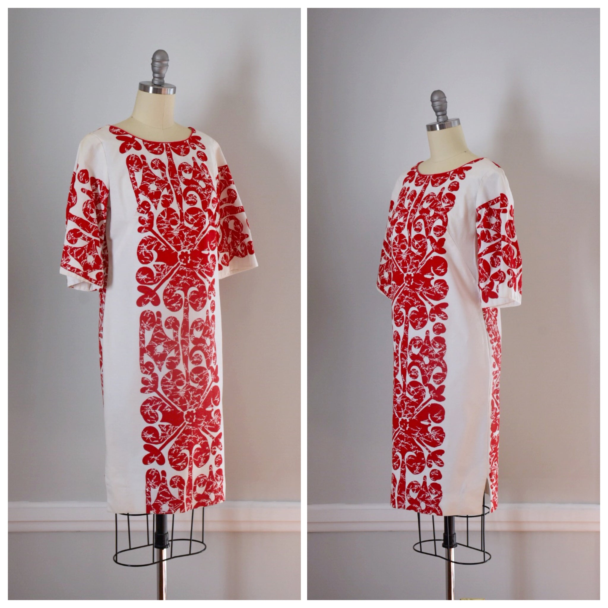 60s Vintage Hawaiian Dress
