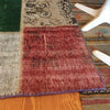Vintage Turkish Over-Dyed Patchwork Area Rug 71ʺ × 48ʺ | touchGOODS