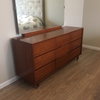 Benck Mid-Century Walnut 9 Drawer Dresser & Mirror | touchGOODS